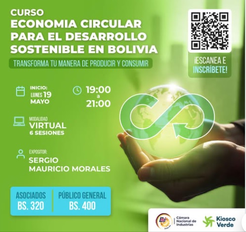CURSO DE ECONOMÍA CIRCULAR PARA EL DESARROLLO SOSTENIBLE EN BOLIVIA